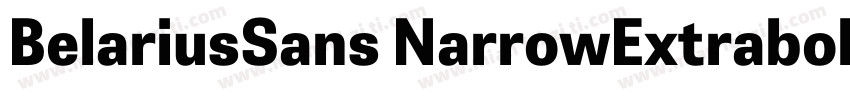 BelariusSans NarrowExtraboldoblique字体转换